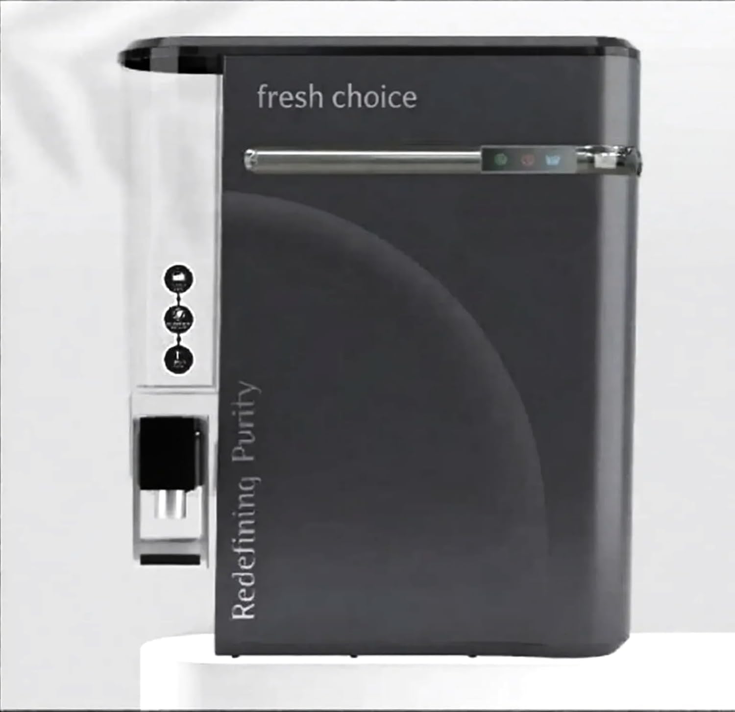 Purosis  Advanced RO Water Purifier with UF, TDS Control and Alkaline Technology, Black, with Tank (grey)