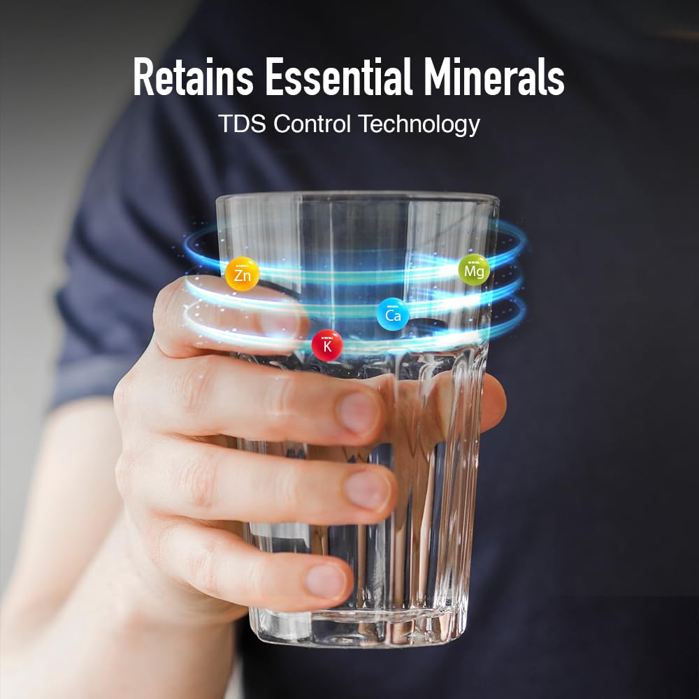 KENT Grand Plus RO Water Purifier | 4 Years Free Service | ISI Marked | Multiple Purification Process | RO + UV + UF + TDS Control + UV LED Tank | 9L Tank | 20 LPH Flow | Zero Water